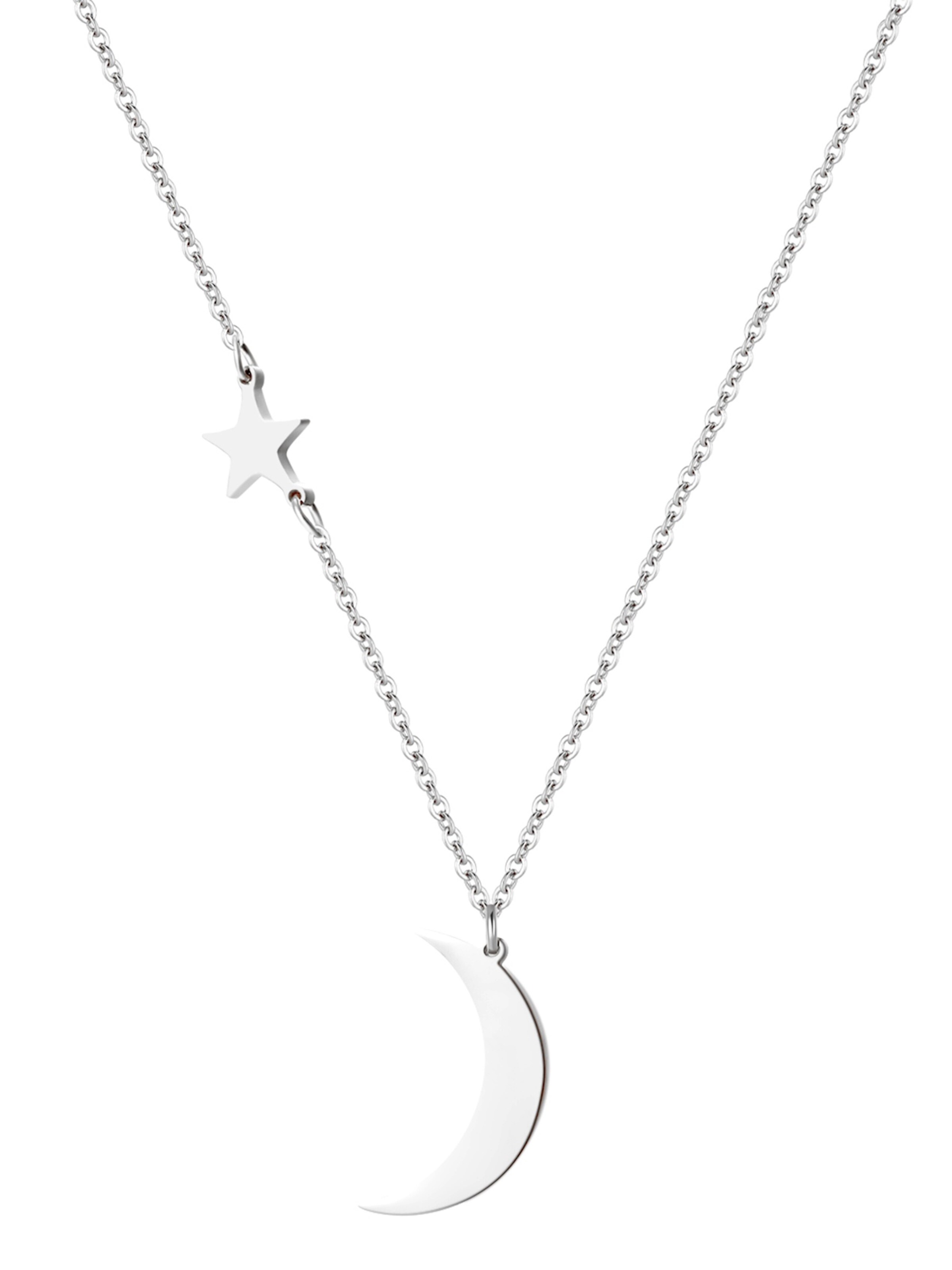 Hey Happiness - Cadena 'Celestial' en plata: frente