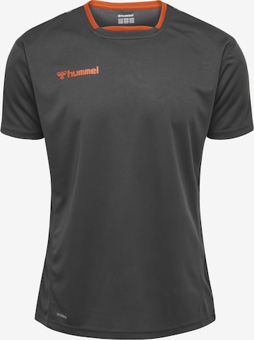 Hummel Functioneel shirt 'Authentic' in Grijs: voorkant