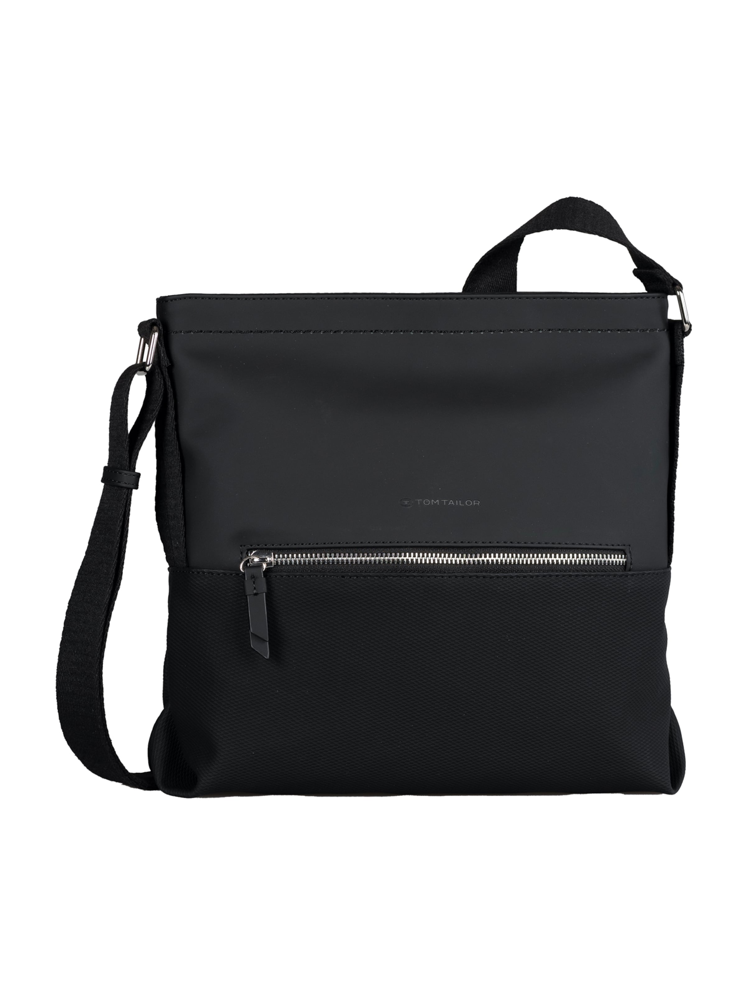 TOM TAILOR Umhängetasche 'Erin' in Schwarz: Vorderseite