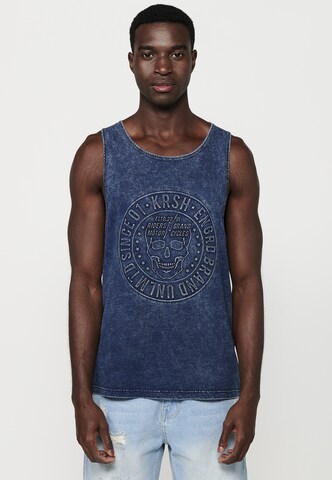 KOROSHI - Camiseta en azul: frente