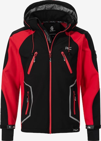 Rock Creek Outdoorjacke in Schwarz: predná strana