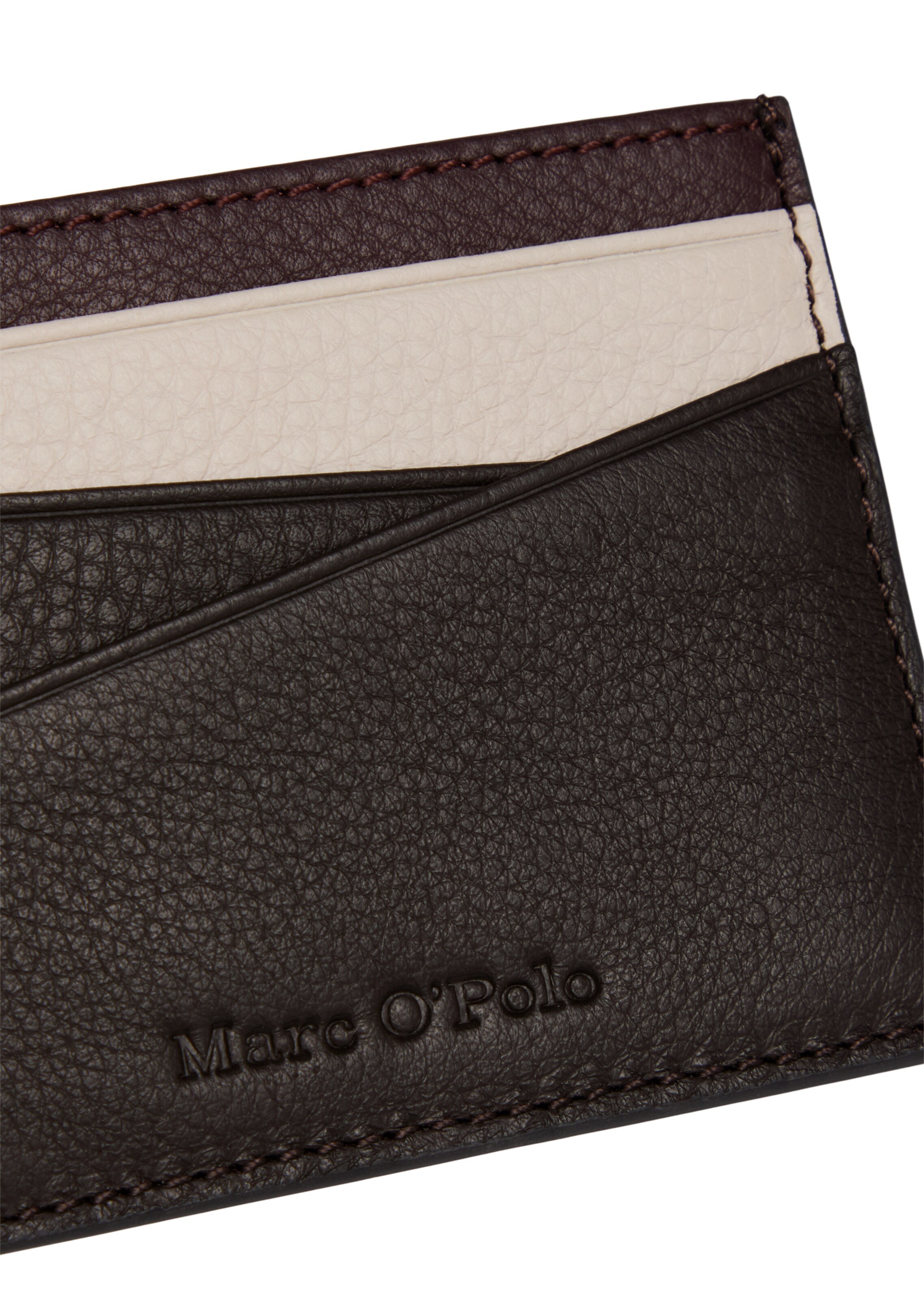 Marc O'Polo Portemonnee 'Junis' in Bruin