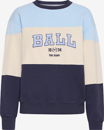 Sweat-shirt 'BA MONTANA' Ball en beige : devant