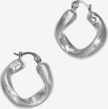 Boucles d'oreilles 'EVIE' Cala Rose en argent : devant