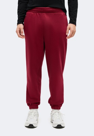 Tapered Pantaloni sport de la 4F pe roșu: față