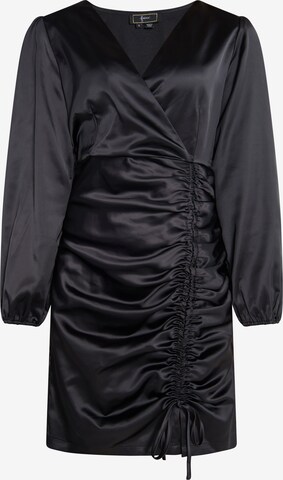 Robe de cocktail faina en noir : devant