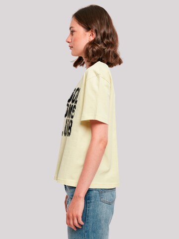 F4NT4STIC T-Shirt 'Mothers Day Modern Love Statement Trendy Slogan' in Gelb