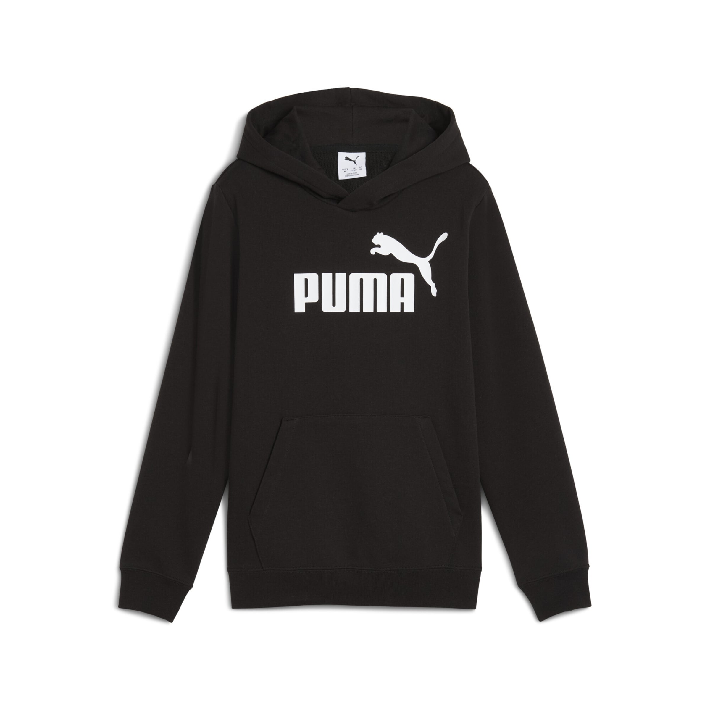 PUMA Sweatshirt 'ESS No. 1' in Schwarz: Vorderseite