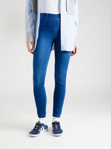 Regular Jeggings de la Dorothy Perkins pe albastru: față