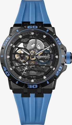 INGERSOLL Analoguhr 'The Rigger' in Blau: Vorderseite