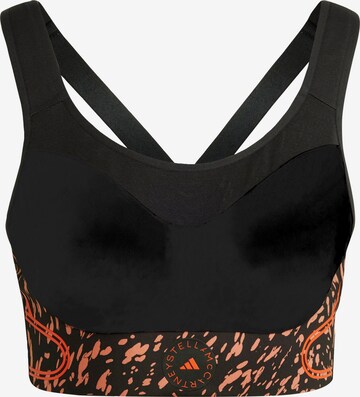 ADIDAS BY STELLA MCCARTNEY Bustier Sport-BH 'Truepace High Support' in Schwarz: predná strana