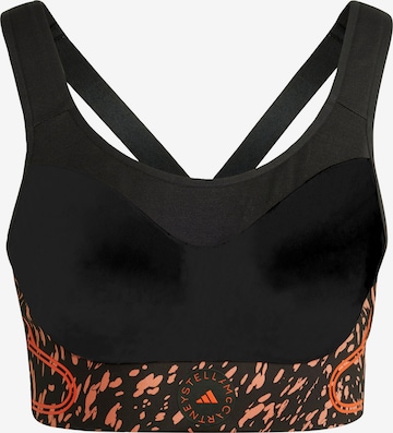 Bustier Soutien-gorge de sport 'Truepace High Support' ADIDAS BY STELLA MCCARTNEY en noir : devant