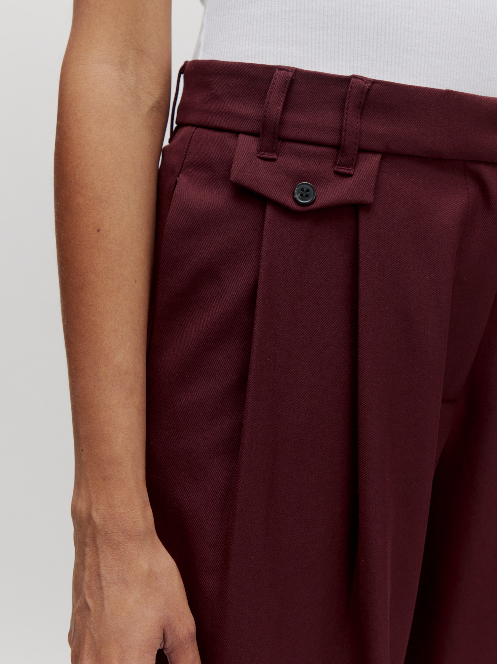 EDITED Producten Broek 'Tima' Bourgogne