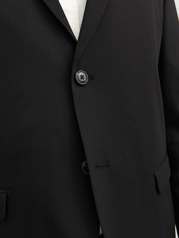 Coupe regular Veste de costume 'Franco' Jack & Jones Plus en noir