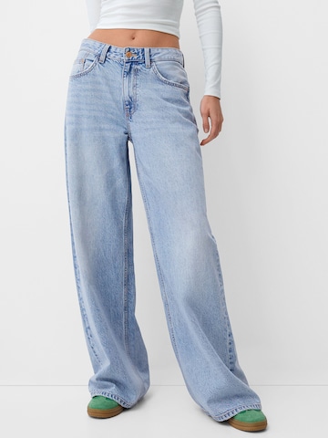 Wide leg Jeans di Bershka in blu