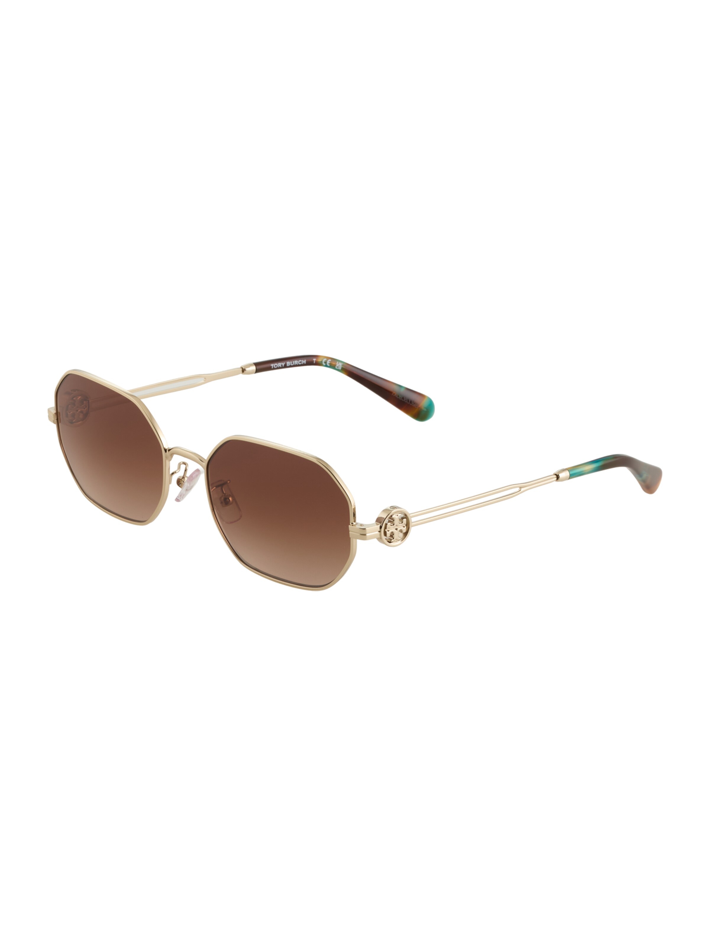 Tory Burch Sonnenbrille '0TY6113' in Einheitsgröße in dunkelbraun / gold, Produktansicht