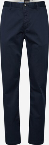 SCOTCH & SODA Regular Chino Pants 'Essentials' in Blue: front