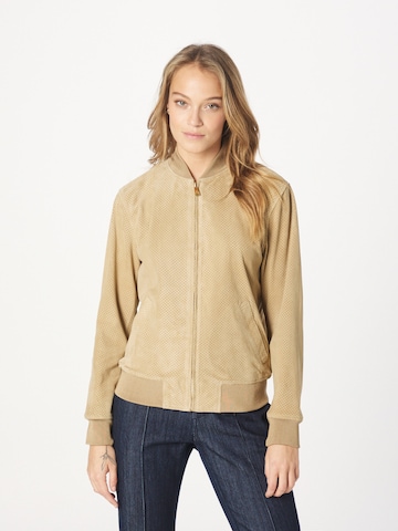 Lauren Ralph Lauren Tussenjas 'FUCETTA' in Beige: voorkant