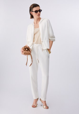 Regular Pantaloni 'Better' de la Liu Jo pe alb