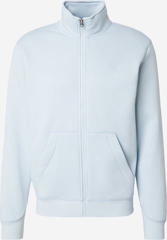 G-STAR Bluza rozpinana 'Premium Core' w kolorze niebieski: przód