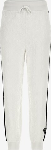 GUESS Regular Pants in White: front