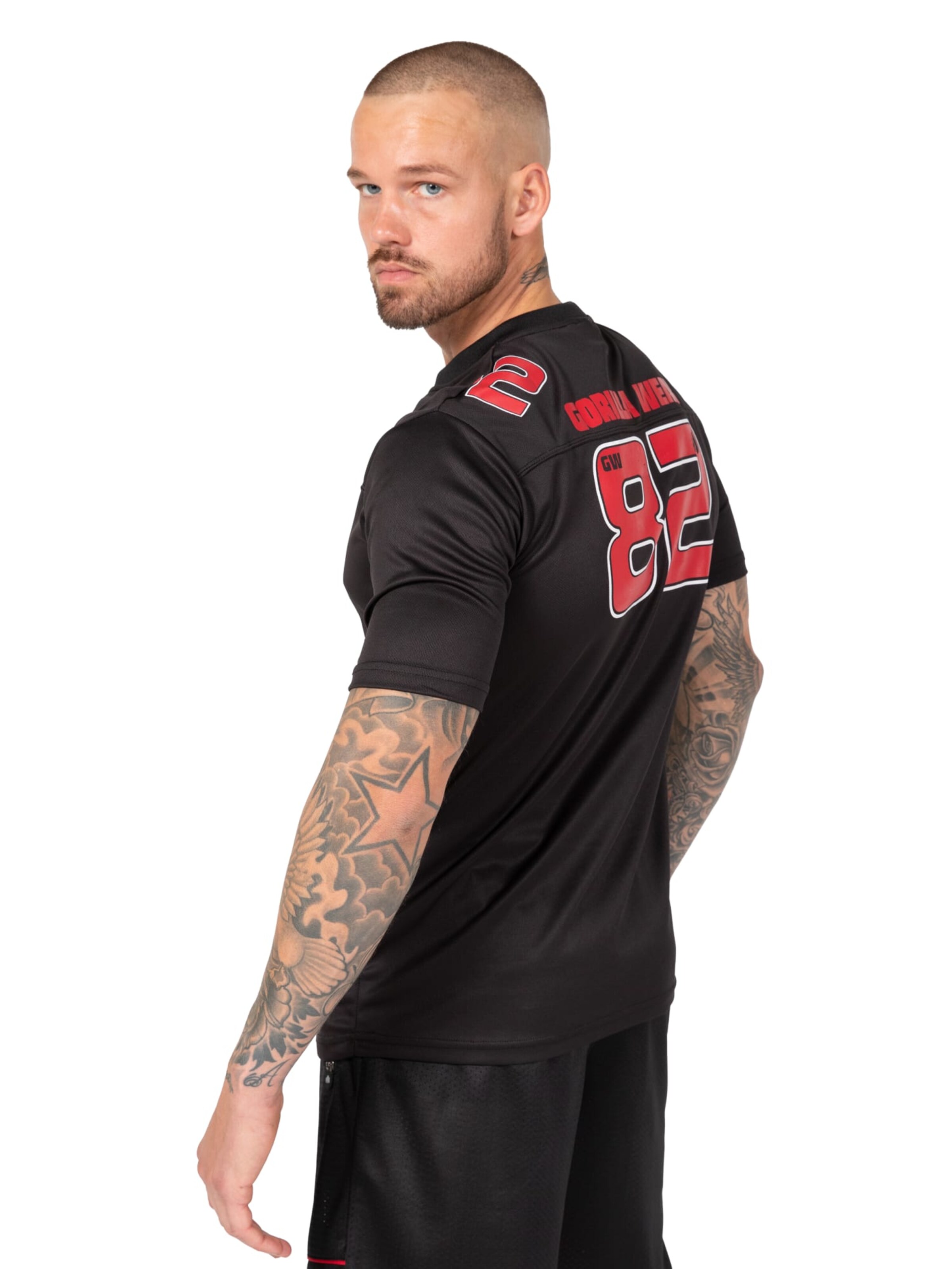 T-Shirt fonctionnel 'Fresno' Gorilla Wear en noir