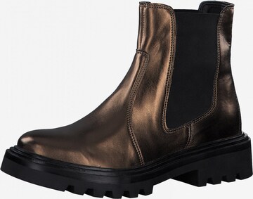 TAMARIS Chelsea Boots i bronze: forside