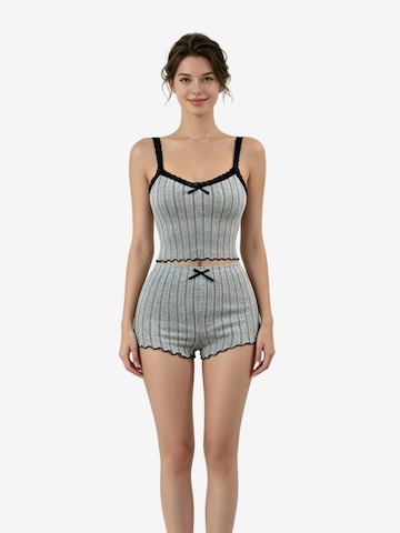 Yesfashion Szorty w kolorze szary