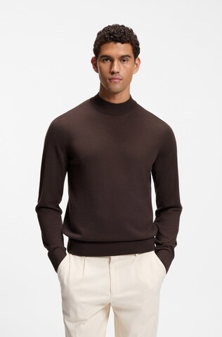 BOSS Pullover ' Bjarno' in Braun: Vorderseite