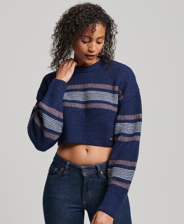 Pull-over Superdry en bleu : devant