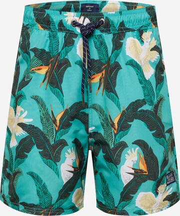 Superdry Zwemshorts in Groen: voorkant