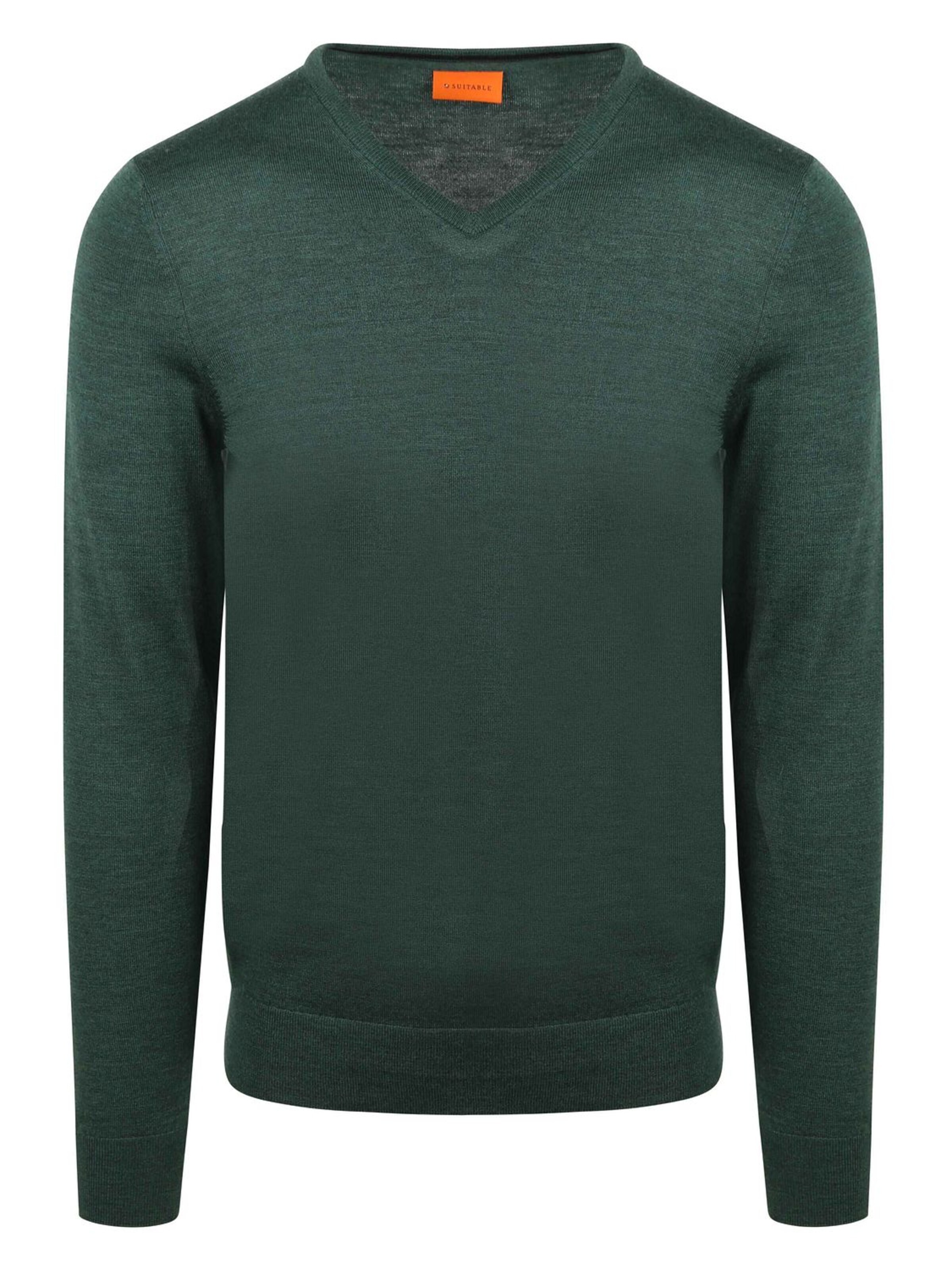 Suitable Trui in Groen: voorkant