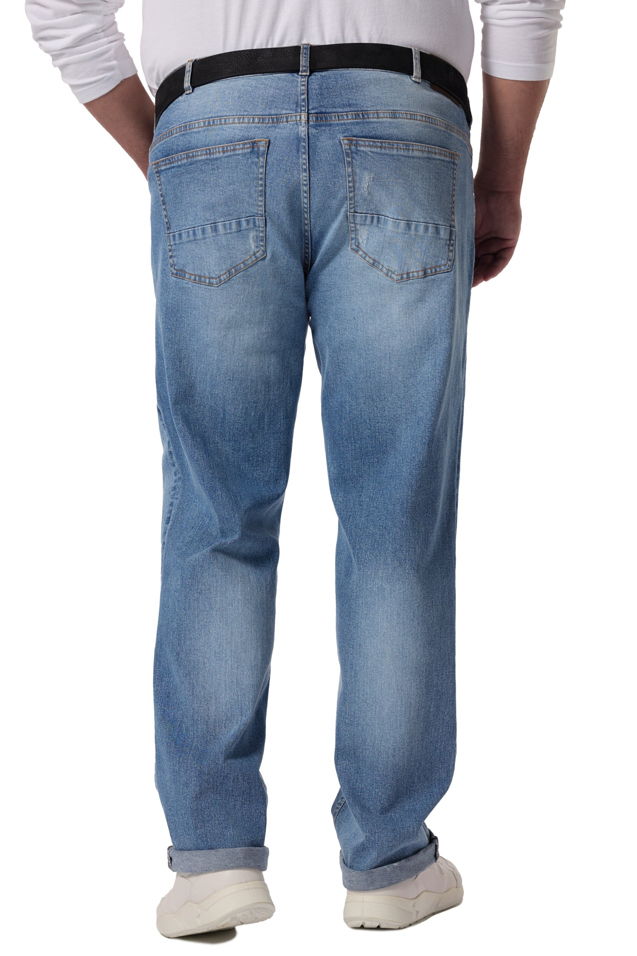 Regular Jean Men Plus en bleu