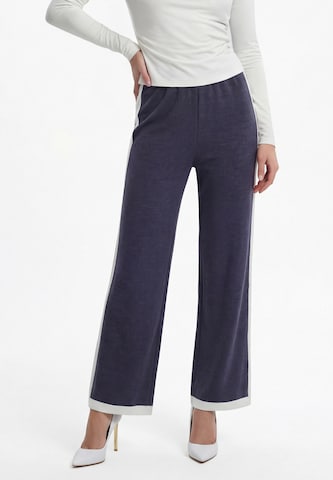 faina - Loosefit Pantalón en azul: frente