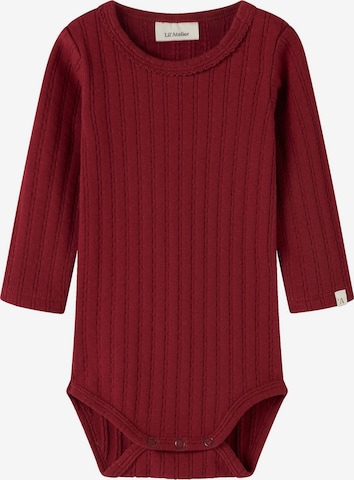 Lil'Atelier - Pijama entero/body en rojo: frente