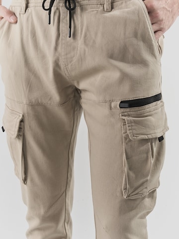 KOROSHI Štandardný strih Nohavice - Béžová