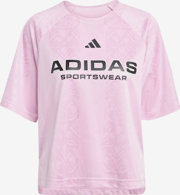 ADIDAS SPORTSWEARTehnička sportska majica 'TIRO' - roza boja: prednji dio