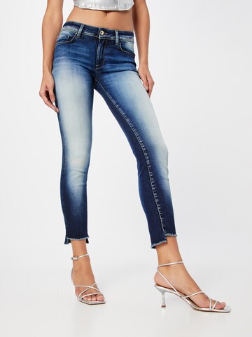 Skinny Jean 'Wonder' Salsa Jeans en bleu : devant