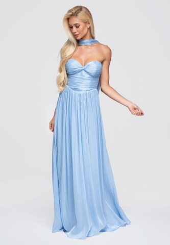 Ombre Avondjurk in Blauw