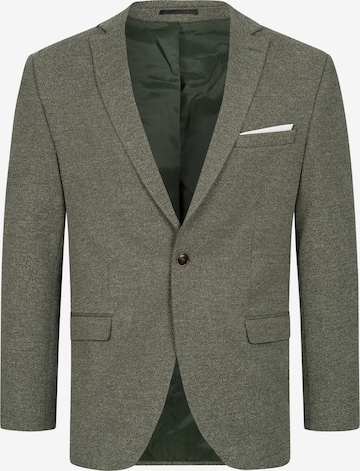 Indumentum Slim fit Suit Jacket in Green: front