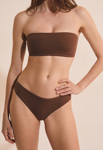 ETAM Slip 'Pure Soft' in Braun