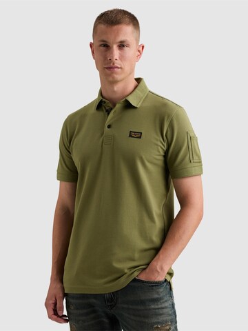 PME Legend - Camiseta 'American Classic polo shirt with flight pocket' en verde: frente