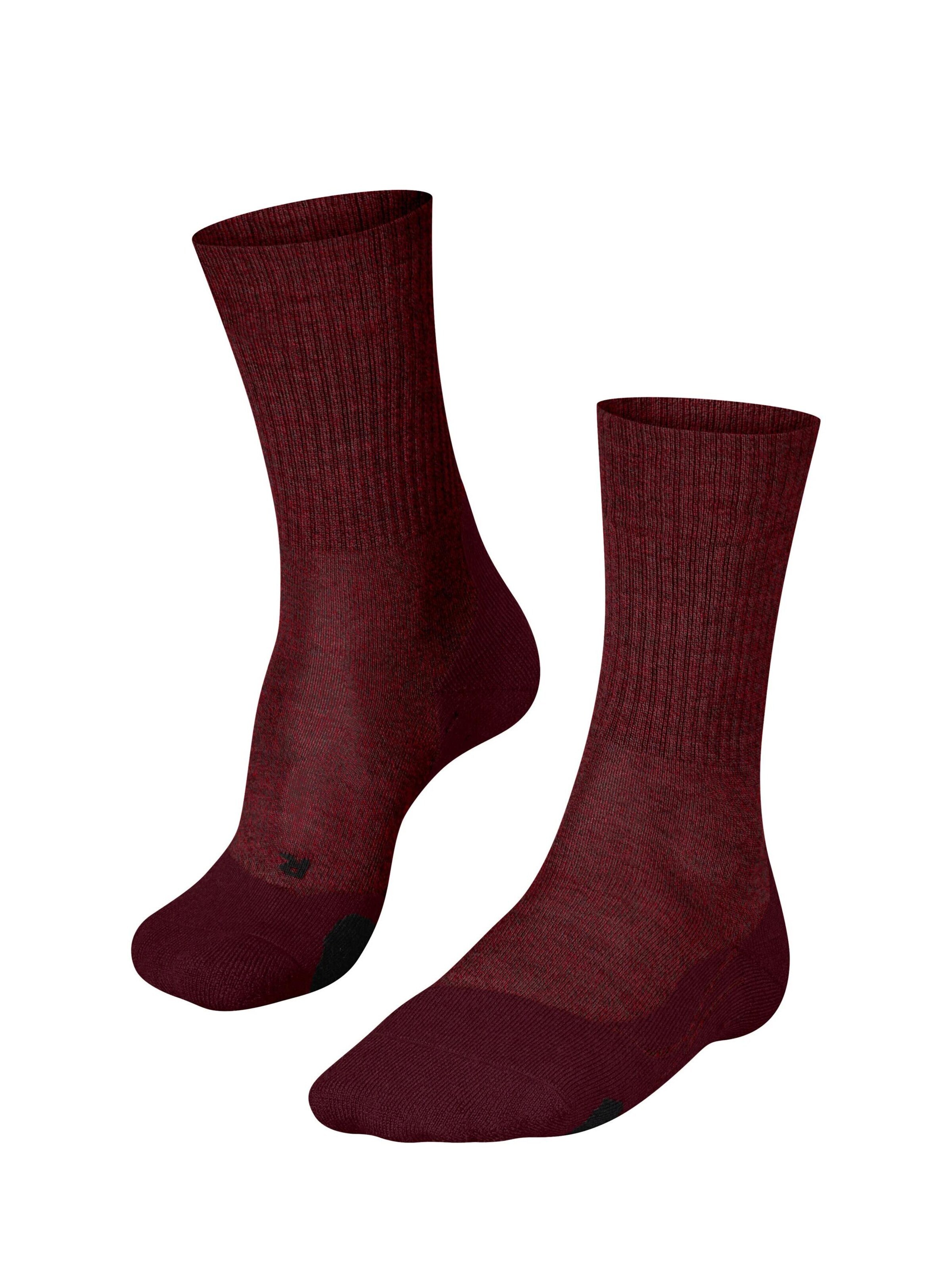 FALKE Sportsocken 'TK2 Explore Wool'‌‌‌‌‌‌‌ in Rot: Vorderseite