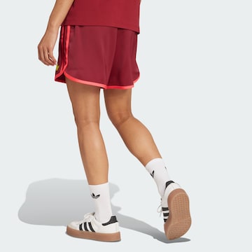 ADIDAS ORIGINALS Loosefit Broek 'DFB' in Rood