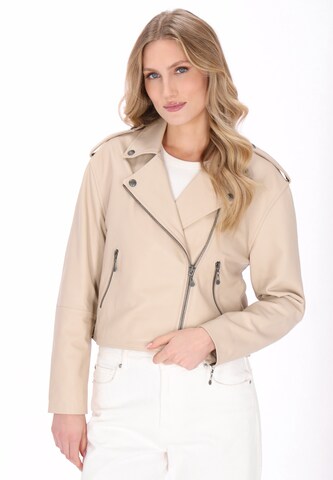 DreiMaster Vintage - Casaco meia-estação em branco: frente