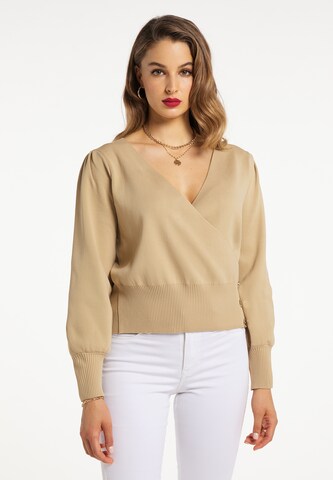 faina Pullover in Beige: predná strana