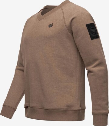 STONE HARBOUR Sweatshirt 'Craig El' in Brown