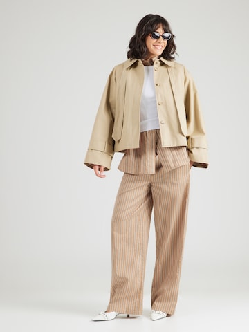 FRNCH PARIS - Casaco meia-estação em bege