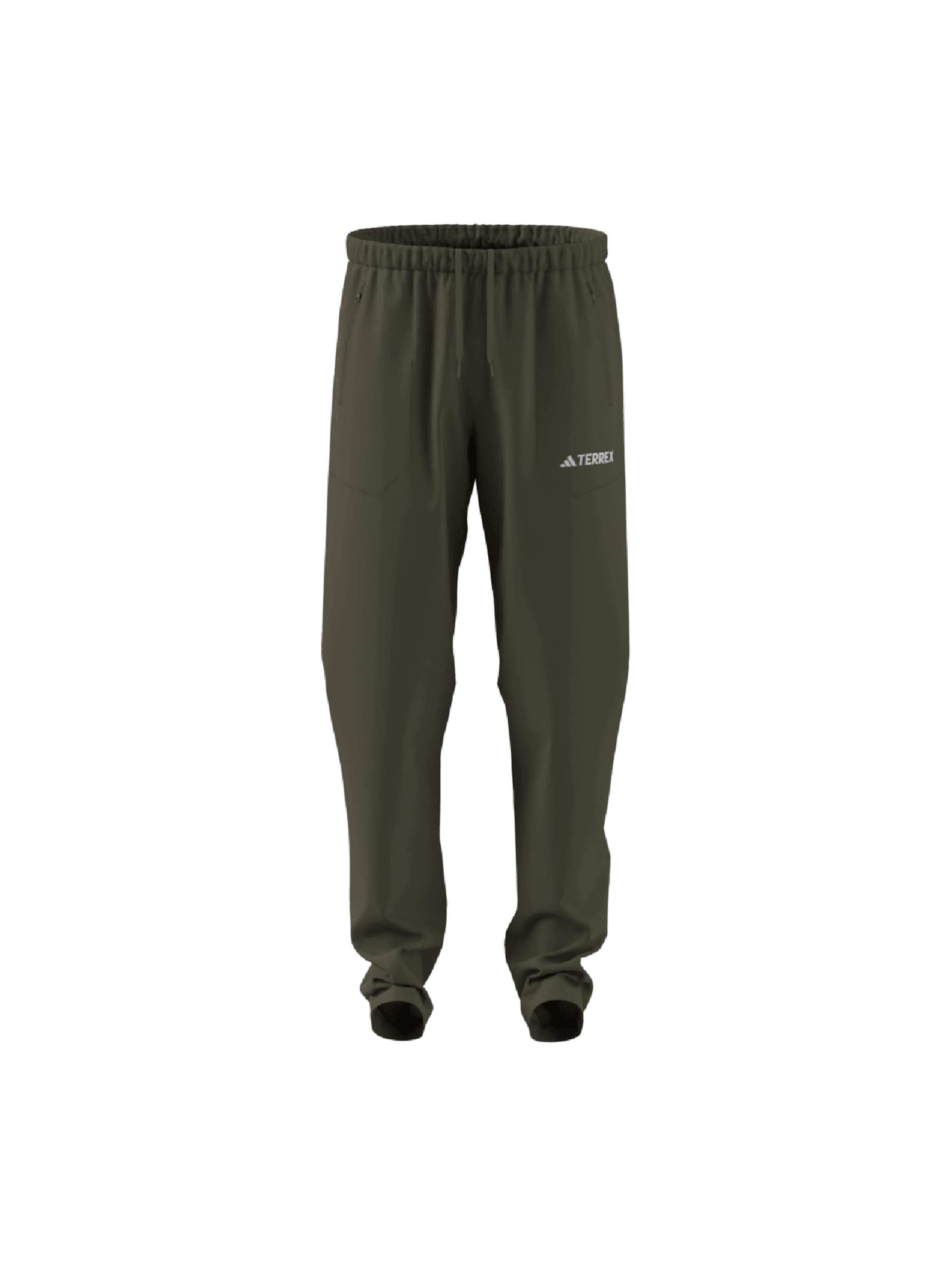 ADIDAS TERREX Slimfit Udendørsbukser 'Essentials' i grøn: forside