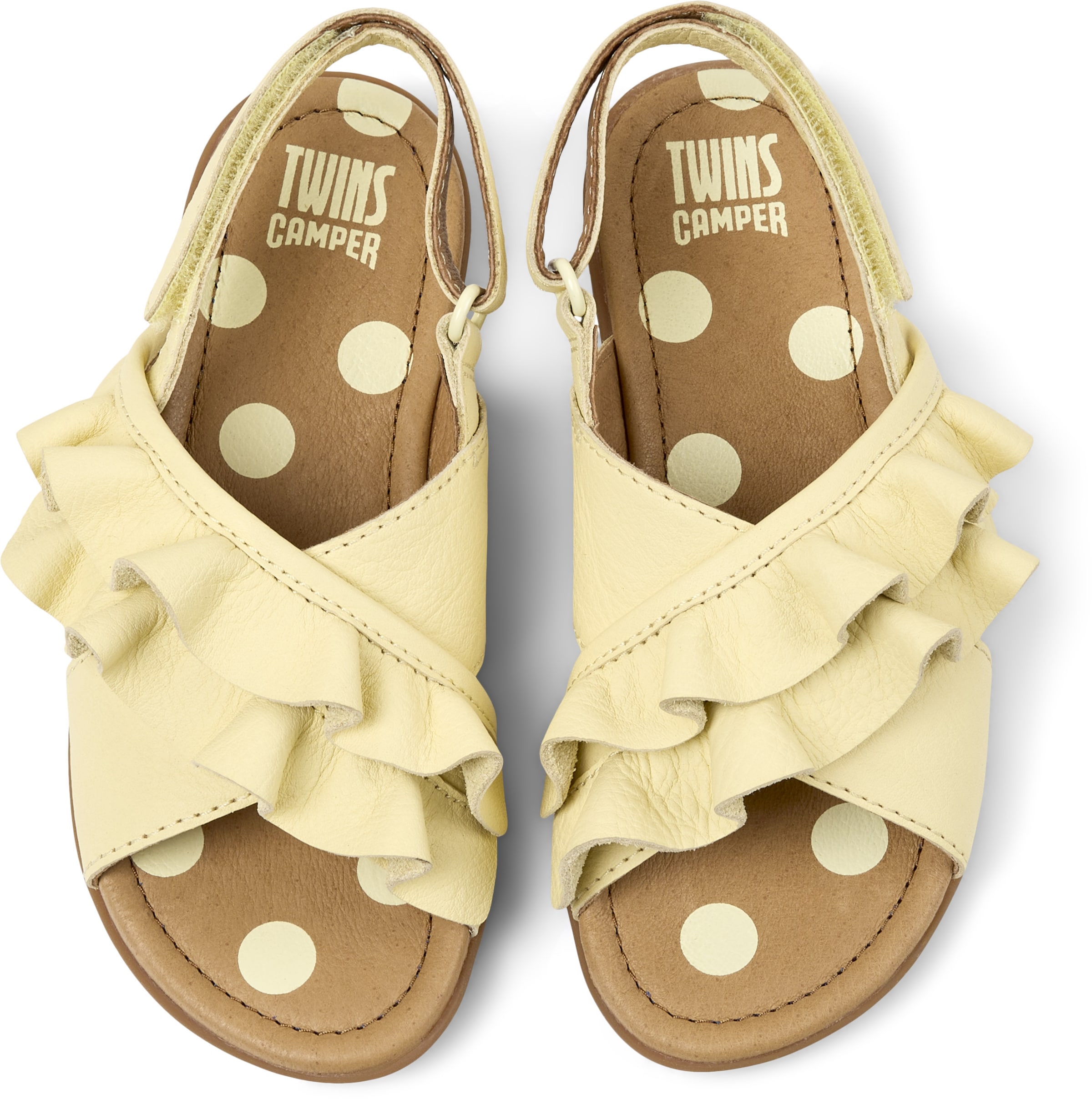 CAMPER - Sandalias 'Right Kids Twins' en amarillo